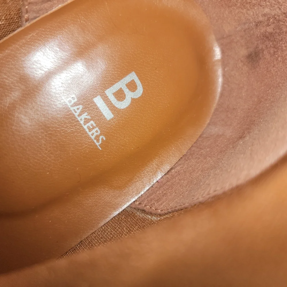 Honey brown leather ankle boots by Bakers - Picture 3 of 6